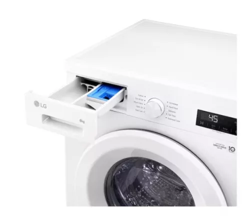 LG F4X1008NWH elöltöltős gőzmosógép, 8 kg, 1400 centrifuga, DirectDrive Inverter
