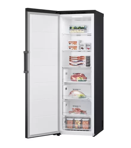 LG GFT41MCGSF fagyasztószekrény, 324 liter, NO FROST, fekete, INVERTER