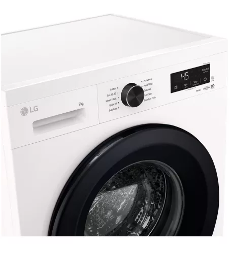 LG F2X10S7NWK elöltöltős keskeny gőzmosógép, 7 kg, 1200 centrifuga, DirectDrive Inverter