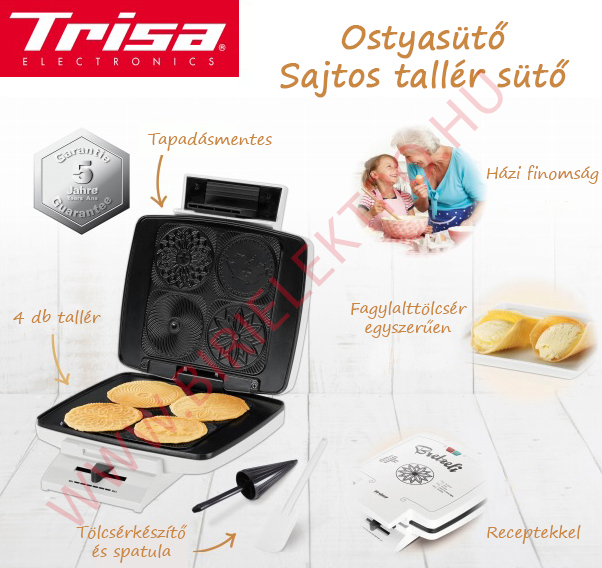 Trisa 734070 ostyasütő információk